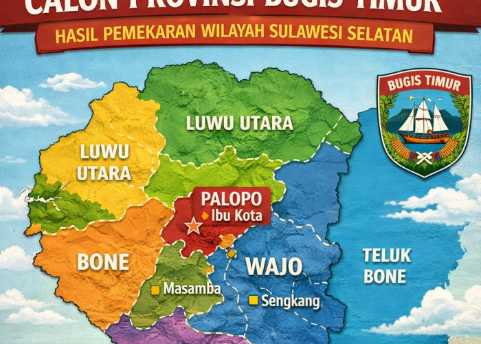 Pemekaran Wilayah Sulawesi Selatan: Wacana Provinsi Bugis Timur Dinilai Strategis, Kaya Potensi dan Budaya