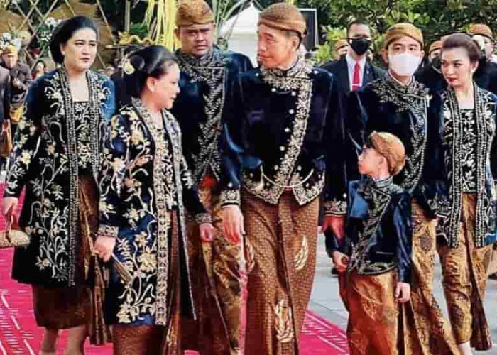 Ini Pesan Presiden Jokowi untuk Anak dan Menantu hingga Cucu Saat Pesta Pernikahan Kaesang dan Erina...
