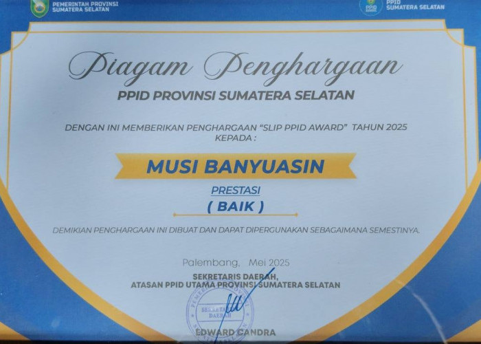 Layanan Informasi Unggul Muba Raih SLIP Award 2025