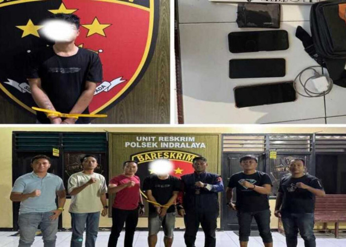 Curi 3 HP di Mushola Wisma Oza, Polisi Bekuk Pemuda Asal Pedamaran