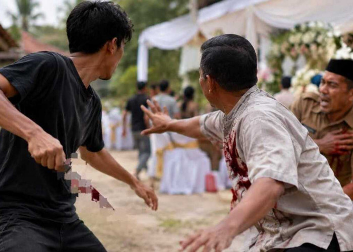 Usai Resepsi Pernikahan, Anak Tusuk Ayah Kandung hingga Meregang Nyawa di Ogan Ilir