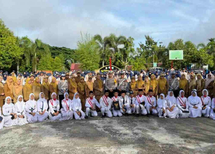 Gencarkan Edukasi Tertib Lalu Lintas, Tiga Kanit Satlantas Prabumulih Serentak Beri Pembinaan di Tiga Sekolah