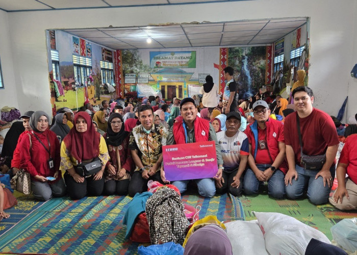 Telkomsel Salurkan Bantuan Sosial dan Percepatan Pemulihan Jaringan di Aceh, Sumatera Utara,dan Sumatera Barat