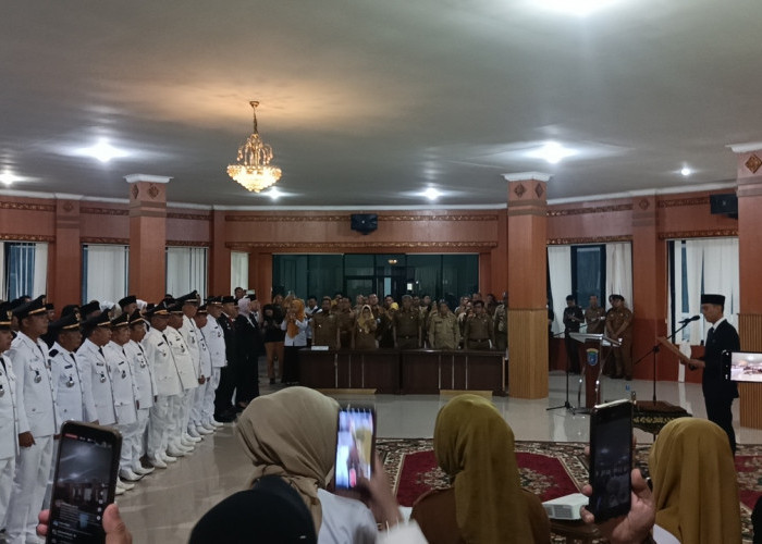 Sembilan Camat Baru di OKI Wajib Ikuti Diklat Kepamong Prajaan