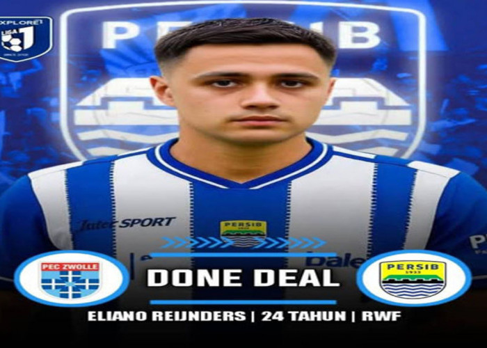 Resmi! Eliano Reijnders Susul Thom Haye, Gabung Persib Bandung
