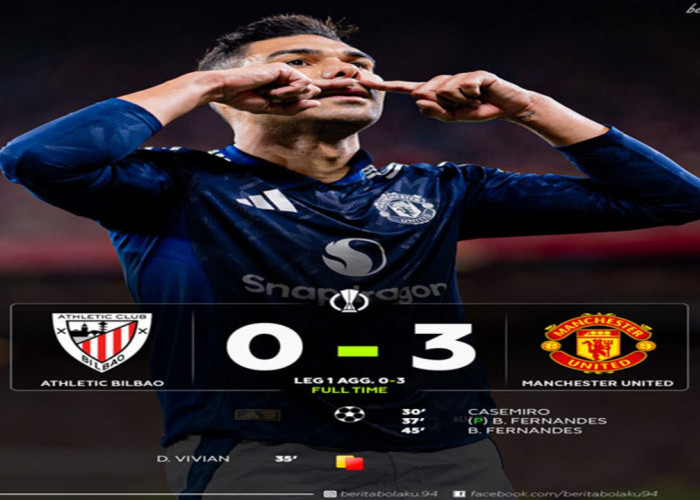 Hajar Bilbao 3-0, MU Satu Kaki di Final Liga Europa!