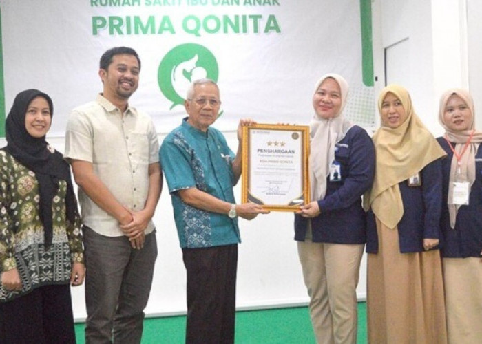 RSIA Prima Qonita OKU Raih Predikat Bintang Tiga Layanan Digital JKN