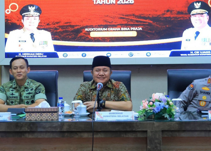 Gubernur Herman Deru Tekankan Pencegahan Dini dan Kesamaan Persepsi Hadapi Karhutla 2026