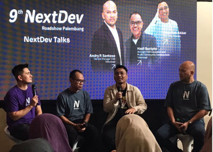 NextDev Local Hero Roadshow Palembang: Telkomsel Dorong Pertumbuhan Startup Berkelanjutan