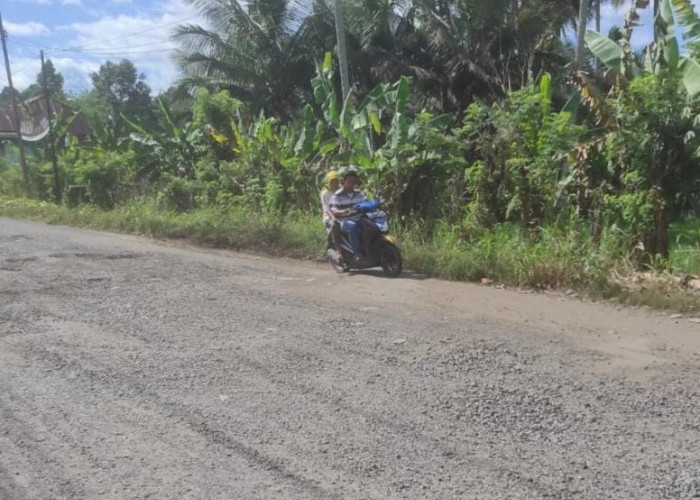 Miris, Jalan Penghubung Antar Kabupaten di Empat Lawang Rusak dan Berdebu