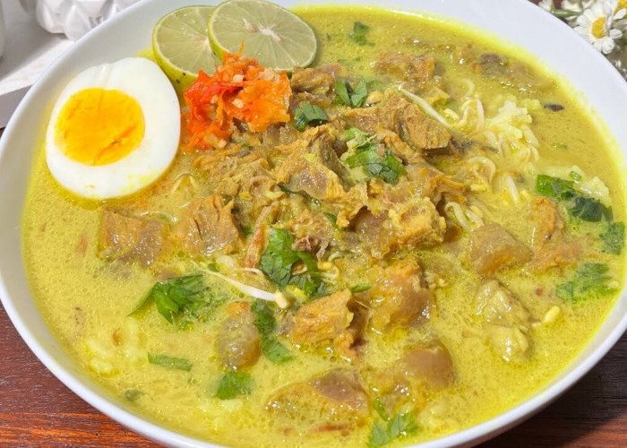 Soto Daging Sapi Kuah Kuning, Kuliner Nusantara yang Tak Lekang oleh Waktu