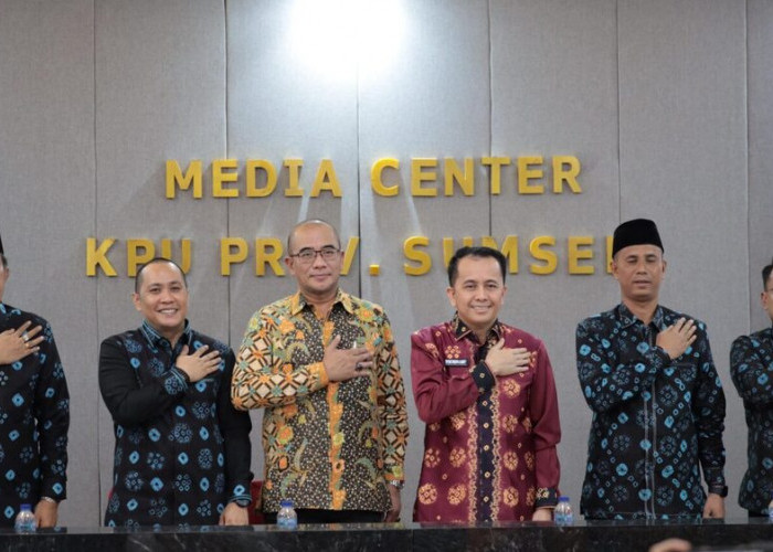  PJ Gubernur Sumsel Hadiri Peluncuran Resmi Pemilihan Gubernur dan Wakil Gubernur Sumsel
