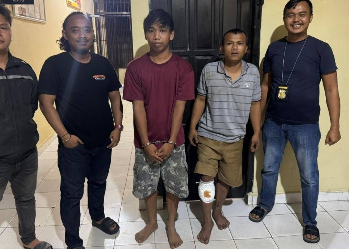 Tim Elang Muara Polsek Cambai Bekuk Dua Pelaku Curat: Satu Ditembak Saat Melarikan Diri