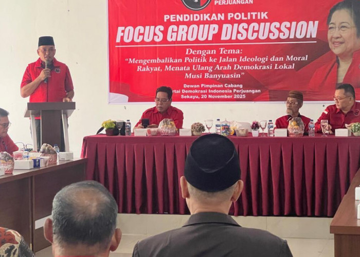 DPC PDIP Muba Rumuskan Arah Perjuangan Baru Lewat FGD, Fokus Benahi Demokrasi Lokal