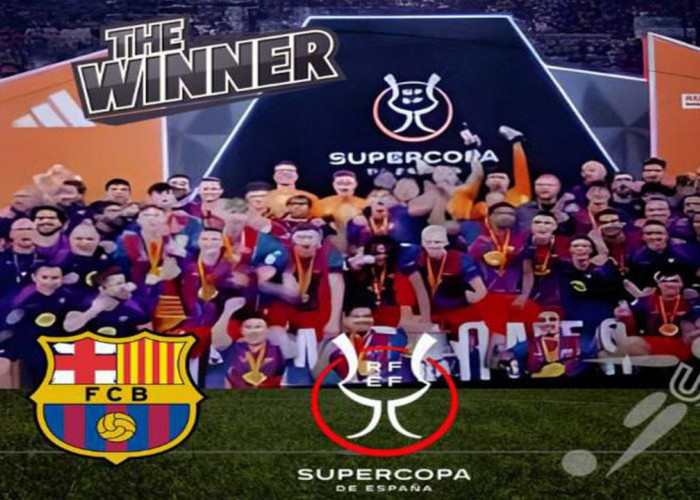 Hasil Piala Super Spanyol 2026: Barcelona Juara Usai Taklukkan Real Madrid 3-2.