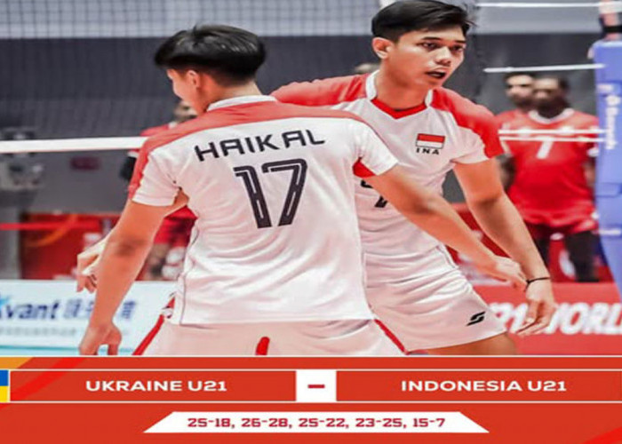 FIVB U21: Indonesia Kalah Tipis 2-3 dari Ukraina