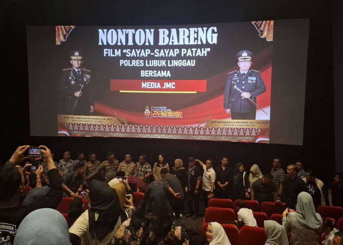 Kapolres Lubuklinggau Nobar 