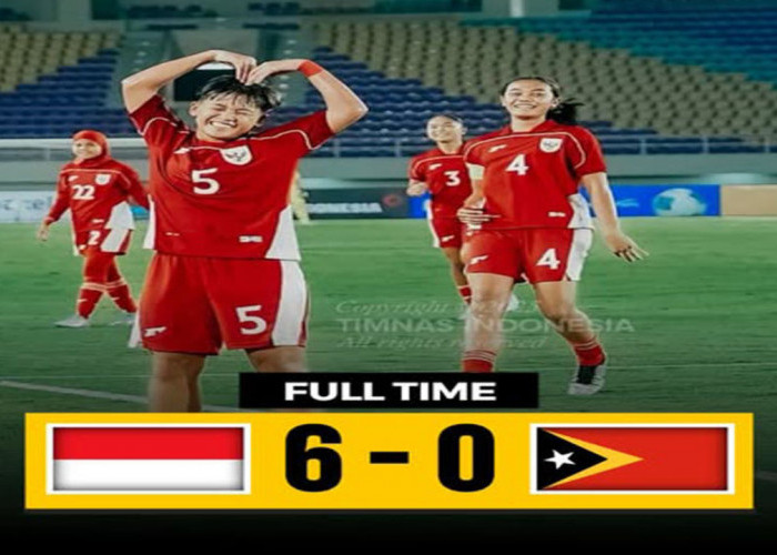 ASEAN U16 Girls Championship 2025: Indonesia U16 Putri Hajar Timor Leste 6-0