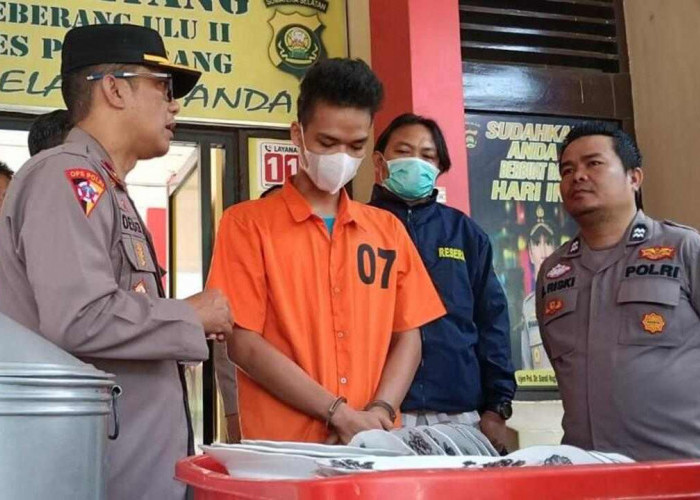 Nekat Curi Barang Nenek Sendiri, Pria Asal Bengkulu Ditangkap Polsek SU II Palembang