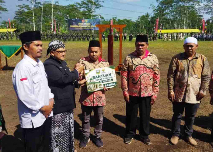 Program TMMD Desa Cukil Warnai Pembukaan Dengan Penyerahan Bantuan Lintas Sektor