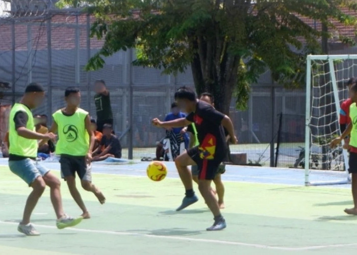Solid dan Sportif, Futsal Antar Warga Binaan Warnai PORSENAP HBP ke-62 