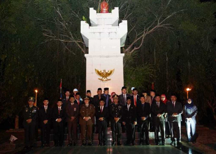 Renungan Suci dan Tabur Bunga di TMP Ogan Ilir, Momentum Kenang Jasa Pahlawan di HUT ke-80 RI