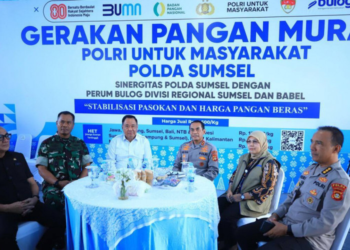 Wagub Cik Ujang Puji Sinergi Polda Sumsel dan Bulog Wujudkan Pangan Murah untuk Warga