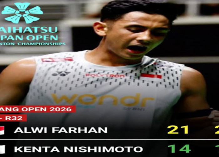 Hasil Japan Open 2026: Alwi Farhan Bungkam Nishimoto 2-0 di Kandang Sendiri.