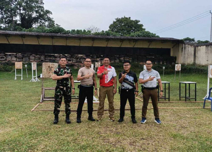 Jelang Porprov 2025,Atlet dan Kapolres Muba dan Dansubdenpom Gelar Latihan Bersama 