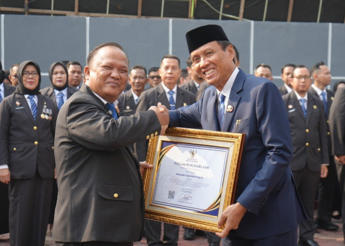 Upacara HUT Pengayoman ke-81, Kemenkum Sumsel Berikan Penghargaan kepada Pemerintah Kabupaten dan Mitra Kerja