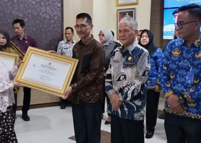 Komitmen Tingkatkan SDM Aparatur, Pemkab Muba Sabet Penghargaan Gubernur Sumsel