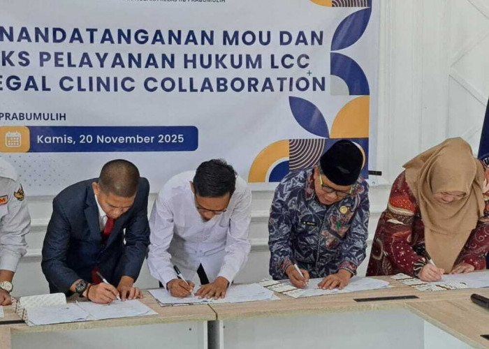 Resmi MoU Program LCC, Rutan Prabumulih Permudah Akses Bantuan Hukum bagi Masyarakat dan WBP