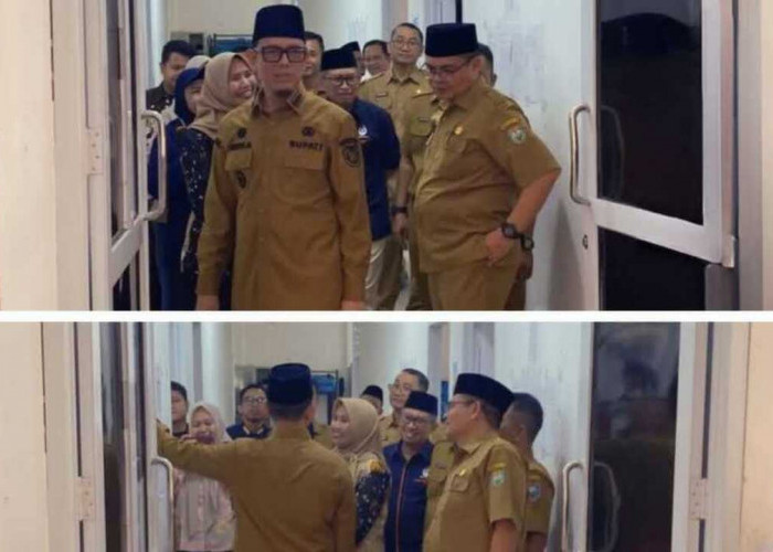 Dirut Tirta Raja Dampingi Bupati OKU Tinjau SRMA 45 OKU