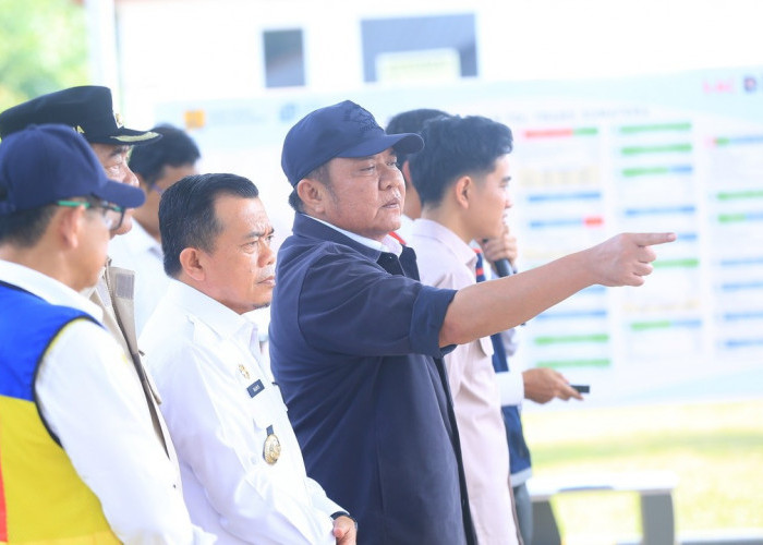 Gubernur Herman Deru Dampingi Wapres Gibran Tinjau Plaza Tol Bayung Lincir, Percepat Konektivitas Sumsel