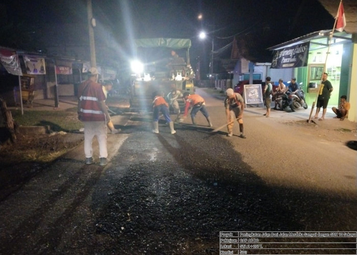 Perbaikan Jalan Merdeka Sepanjang 2.8 KM di Sekayu Mulai Dilakukan
