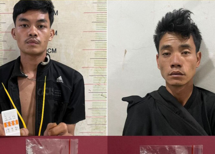 Satresnarkoba Polres Empat Lawang Bekuk Dua Tersangka di Pondokan, Sabu dan Ekstasi Disita