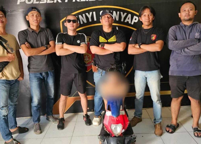 Terekam CCTV, Curanmor Viral di Prabumulih Ditangkap Tim Sunyi Senyap di Kebun Karet