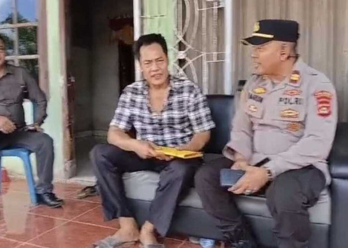Di Tengah Duka, Polsek Sanga Desa Hadir Beri Dukungan untuk Keluarga Korban