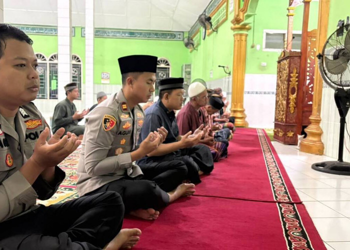 Polsek Batanghari Leko Shubuh Keliling, Ajak Masyarakat Jaga Kamtibmas dan Cegah Karhutbunlah