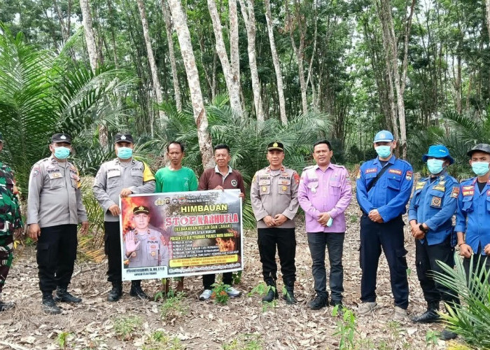 Cegah Karhutla, Polres Musi Rawas Gelar Patroli Terpadu Serentak di 9 Wilayah Polsek