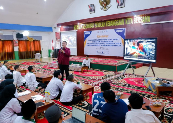 Kemenkum Sumsel Berikan Penyuluhan Hukum kepada Guru SD di Palembang