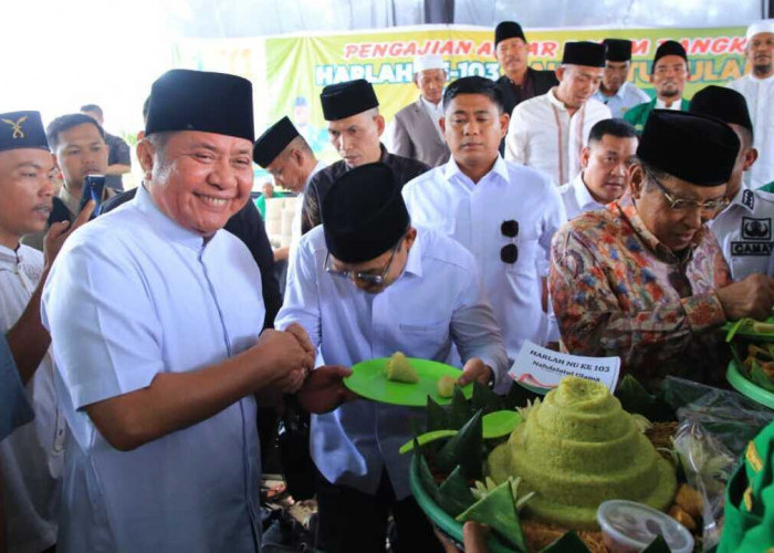 Gubernur  Herman Deru Hadiri Harlah NU di Karang Agung Muba, Infrastruktur dan Pesantren Jadi Perhatian