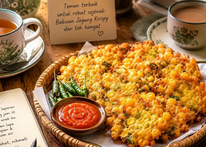 Bakwan Jagung Krispy Gurih dan Renyah Seharian, Begini Cara Buatnya! 