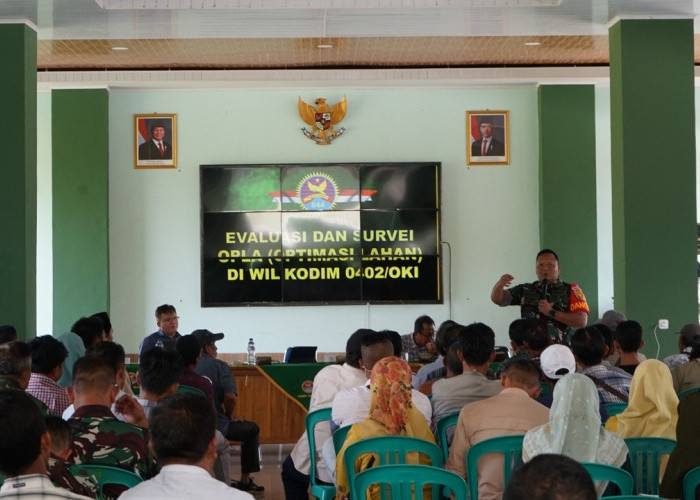 Letkol Infantri Yontri Bhakti Sampaikan Komitmen : TNI Dukung Program Ketahanan Pangan Nasional