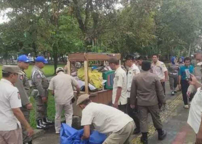 Sita Lapak Pedagang di Tamkot Baturaja