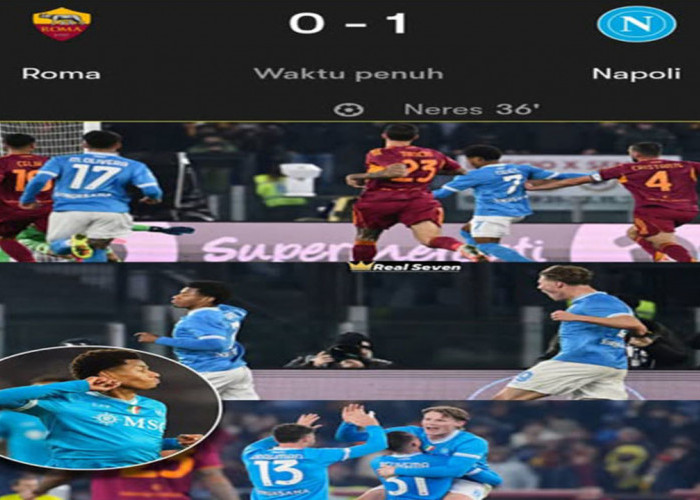 Hasil Liga Serie A Italia: Roma vs Napoli, Roma Tumbang 0-1 Gagal Rebut Posisi Puncak.