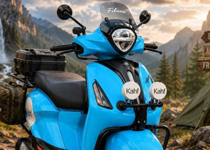 Yamaha Grand Filano Disulap Jadi Motor Adventure, Hasilnya Bikin Melongo