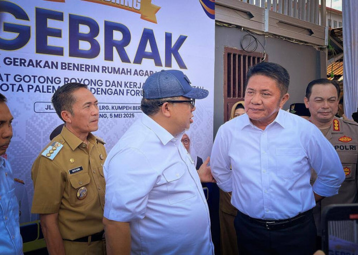 Dukung Program 3 Juta Rumah Presiden Prabowo, Gubernur Herman Deru Launching  Gebrak Kota Palembang 