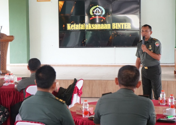 Pusterad Berikan Bimbingan Teknis untuk Kodim 0402/OKI
