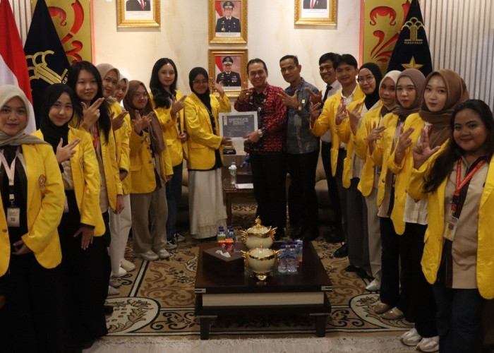 Kenali Praktik Hukum Secara Langsung, Mahasiswa FH Unsri Kunjungi Kanwil Kemenkum Sumsel